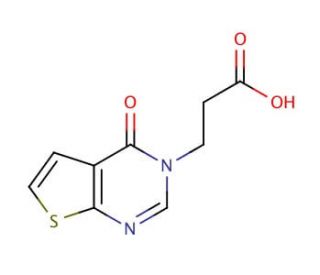 3-(4-oxothieno[2,3-d]pyrimidin-3(4H)-yl)propanoic acid - chemical structure image