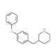 3-(4-Phenoxy-benzyl)-piperidine (CAS 955288-26-3) - chemical structure image