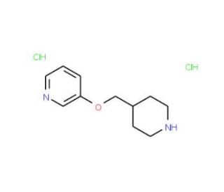 3-(4-Piperidinylmethoxy)pyridine dihydrochloride - chemical structure image