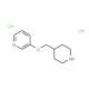 3-(4-Piperidinylmethoxy)pyridine dihydrochloride - chemical structure image