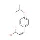 3-[4-(propan-2-yloxy)phenyl]prop-2-enoic acid (CAS 586960-22-7) - chemical structure image