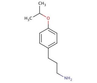 3-[4-(propan-2-yloxy)phenyl]propan-1-amine - chemical structure image