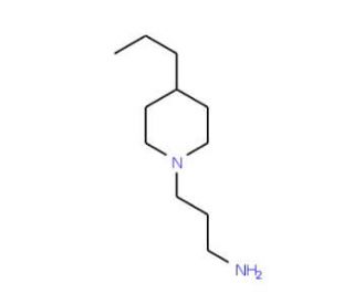 3-(4-Propyl-piperidin-1-yl)-propylamine (CAS 865075-19-0) - chemical structure image