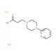 3-(4-Pyridin-2-yl-piperazin-1-yl)-propionic acid dihydrochloride - chemical structure image