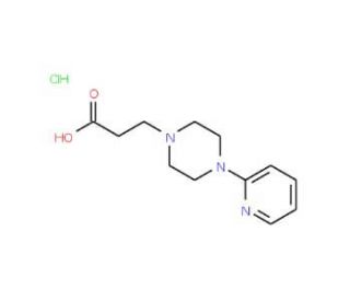 3-(4-Pyridin-2-yl-piperazin-1-yl)-propionic acid hydrochloride - chemical structure image