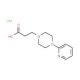 3-(4-Pyridin-2-yl-piperazin-1-yl)-propionic acid hydrochloride - chemical structure image