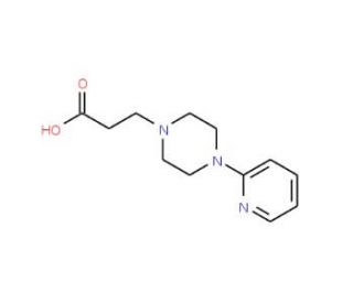 3-(4-Pyridin-2-yl-piperazin-1-yl)-propionic acid - chemical structure image
