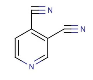 3,4-Pyridinedicarbonitrile (CAS 1633-44-9) - chemical structure image