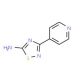 3-(4-Pyridinyl)-1,2,4-thiadiazol-5-amine (CAS 35115-35-6) - chemical structure image