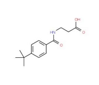 3-(4-tert-Butyl-benzoylamino)-propionic acid - chemical structure image