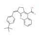 3-(4-tert-Butyl-benzylidene)-2,3-dihydro-1H-cyclopenta[b]quinoline-9-carboxylic acid - chemical structure image
