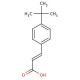 3-(4-tert-Butylbenzene)prop-2-enoic Acid (CAS 1208-65-7) - chemical structure image