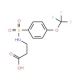 3-({[4-(trifluoromethoxy)phenyl]sulfonyl}amino)propanoic acid - chemical structure image
