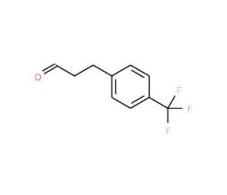 3-[4-(Trifluoromethyl)phenyl]propionaldehyde (CAS 166947-09-7) - chemical structure image
