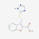 3-(4H-[1,2,4]Triazol-3-ylsulfanylmethyl)-benzofuran-2-carboxylic acid - chemical structure image