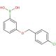 3-(4′-Chlorobenzyloxy)phenylboronic acid (CAS 870778-90-8) - chemical structure image