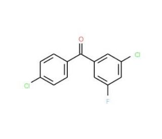3,4&prime;-Dichloro-5-fluorobenzophenone (CAS 844885-02-5) - chemical structure image