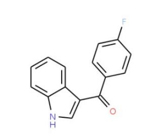 3-(4&prime;-Fluorobenzoyl)indole (CAS 152807-26-6) - chemical structure image