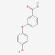 3-(4′-Hydroxy)phenoxybenzoic Acid (CAS 35065-12-4) - chemical structure image
