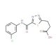 3-(5-{[(3-Chlorophenyl)amino]carbonyl}-1,3,4-thiadiazol-2-yl)propanoic acid - chemical structure image