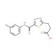 3-(5-{[(3-Methylphenyl)amino]carbonyl}-1,3,4-thiadiazol-2-yl)propanoic acid - chemical structure image