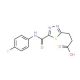 3-(5-{[(4-Fluorophenyl)amino]carbonyl}-1,3,4-thiadiazol-2-yl)propanoic acid - chemical structure image