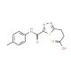 3-(5-{[(4-Methylphenyl)amino]carbonyl}-1,3,4-thiadiazol-2-yl)propanoic acid - chemical structure image