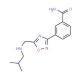 3-{5-[(Isobutylamino)methyl]-1,2,4-oxadiazol-3-yl}benzamide - chemical structure image