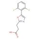3-[5-(2,6-difluorophenyl)-1,3-oxazol-2-yl]propanoic acid - chemical structure image