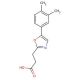 3-[5-(3,4-dimethylphenyl)-1,3-oxazol-2-yl]propanoic acid - chemical structure image