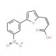 3-[5-(3-Nitro-phenyl)-furan-2-yl]-acrylic acid - chemical structure image