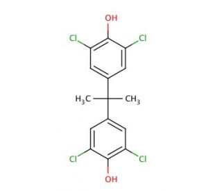 3,5,3&prime;,5&prime;-Tetrachlorobisphenol A (CAS 79-95-8) - chemical structure image