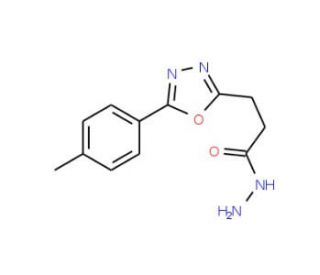 3-[5-(4-methylphenyl)-1,3,4-oxadiazol-2-yl]propanohydrazide - chemical structure image