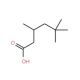 3,5,5-Trimethylhexanoic acid (CAS 3302-10-1) - chemical structure image