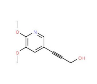 3-(5,6-Dimethoxypyridin-3-yl)prop-2-yn-1-ol - chemical structure image