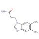 3-(5,6-dimethyl-1H-benzimidazol-1-yl)propanamide - chemical structure image