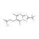3-[5,7-dimethyl-2-(trifluoromethyl)[1,2,4]triazolo[1,5-a]pyrimidin-6-yl]propanoic acid - chemical structure image