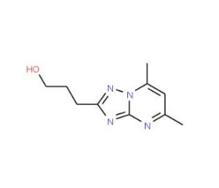 3-(5,7-dimethyl[1,2,4]triazolo[1,5-a]pyrimidin-2-yl)propan-1-ol - chemical structure image