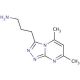3-(5,7-dimethyl[1,2,4]triazolo[4,3-a]pyrimidin-3-yl)propan-1-amine - chemical structure image