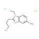 3-(5-Amino-1-ethyl-1H-benzoimidazol-2-yl)-propan-1-ol dihydrochloride - chemical structure image