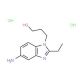 3-(5-Amino-2-ethyl-benzoimidazol-1-yl)-propan-1-ol dihydrochloride - chemical structure image