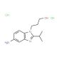 3-(5-Amino-2-isopropyl-benzoimidazol-1-yl)-propan-1-ol dihydrochloride - chemical structure image