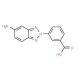 3-(5-amino-2H-1,2,3-benzotriazol-2-yl)benzoic acid (CAS 873994-06-0) - chemical structure image