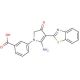 3-(5-Amino-4-benzothiazol-2-yl-3-oxo-2,3-dihydro-pyrrol-1-yl)-benzoic acid - chemical structure image
