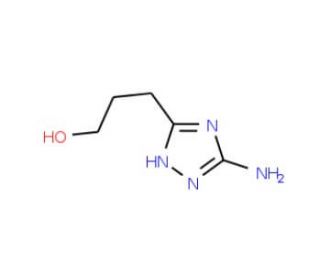 3-(5-Amino-4H-[1,2,4]triazol-3-yl)-propan-1-ol (CAS 18595-97-6) - chemical structure image