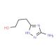 3-(5-Amino-4H-[1,2,4]triazol-3-yl)-propan-1-ol (CAS 18595-97-6) - chemical structure image
