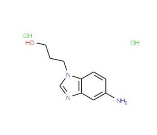 3-(5-Amino-benzoimidazol-1-yl)-propan-1-ol dihydrochloride - chemical structure image