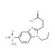 3-[5-(aminosulfonyl)-1-propyl-1H-benzimidazol-2-yl]propanoic acid - chemical structure image