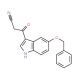 3-(5-Benzyloxyindol-3-yl)-3-oxopropanenitrile - chemical structure image
