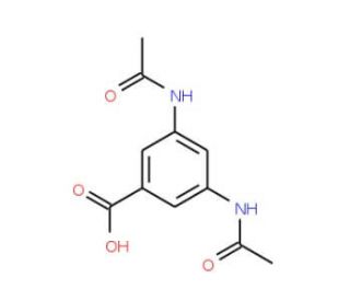 3,5-Bis-acetylamino-benzoic acid (CAS 7743-39-7) - chemical structure image